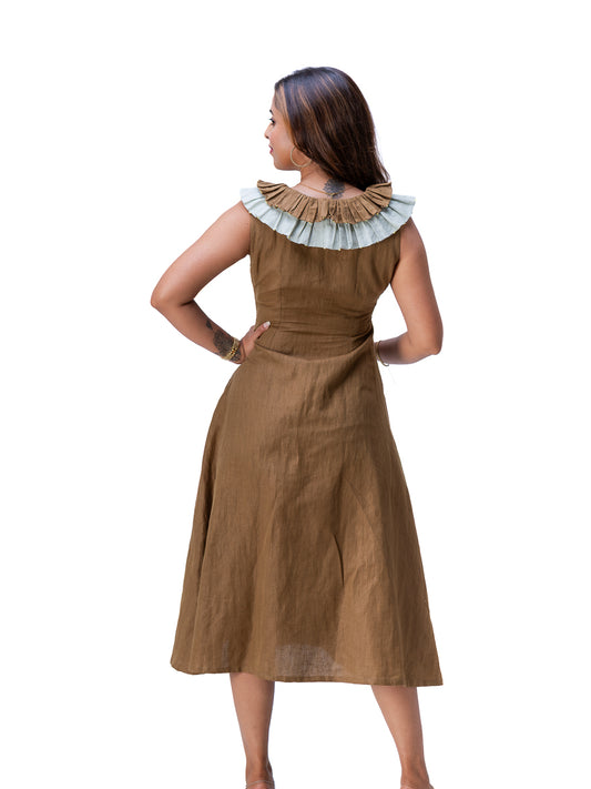 Oak Breeze Ruffle Dress