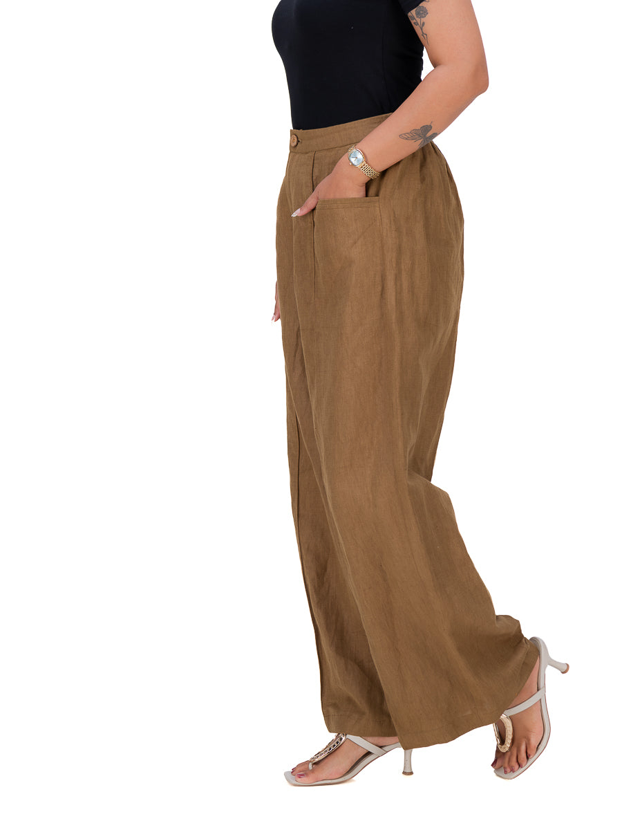 Oak Brown Grove Tailored Pant
