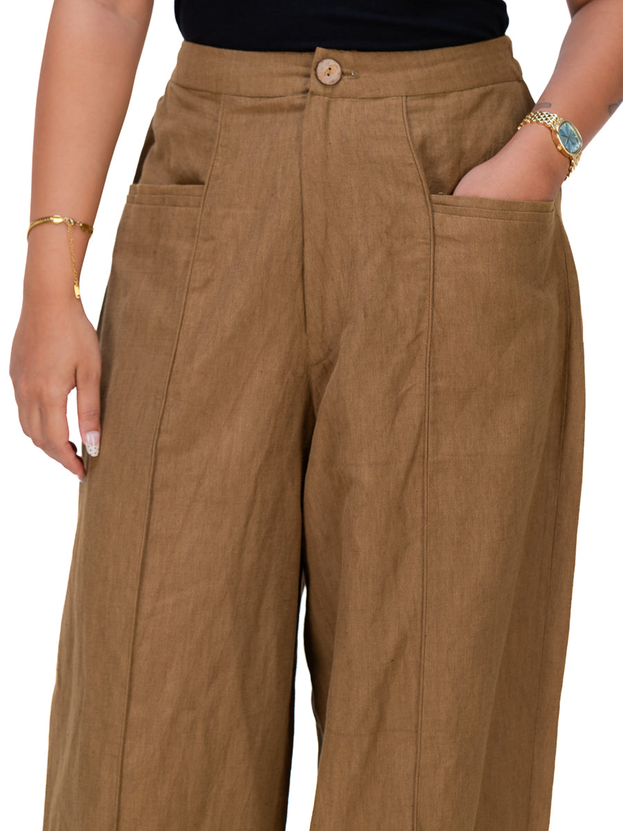 Oak Brown Grove Tailored Pant