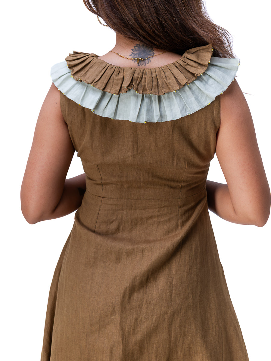 Oak Breeze Ruffle Dress