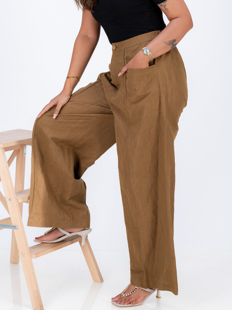 Oak Brown Grove Tailored Pant